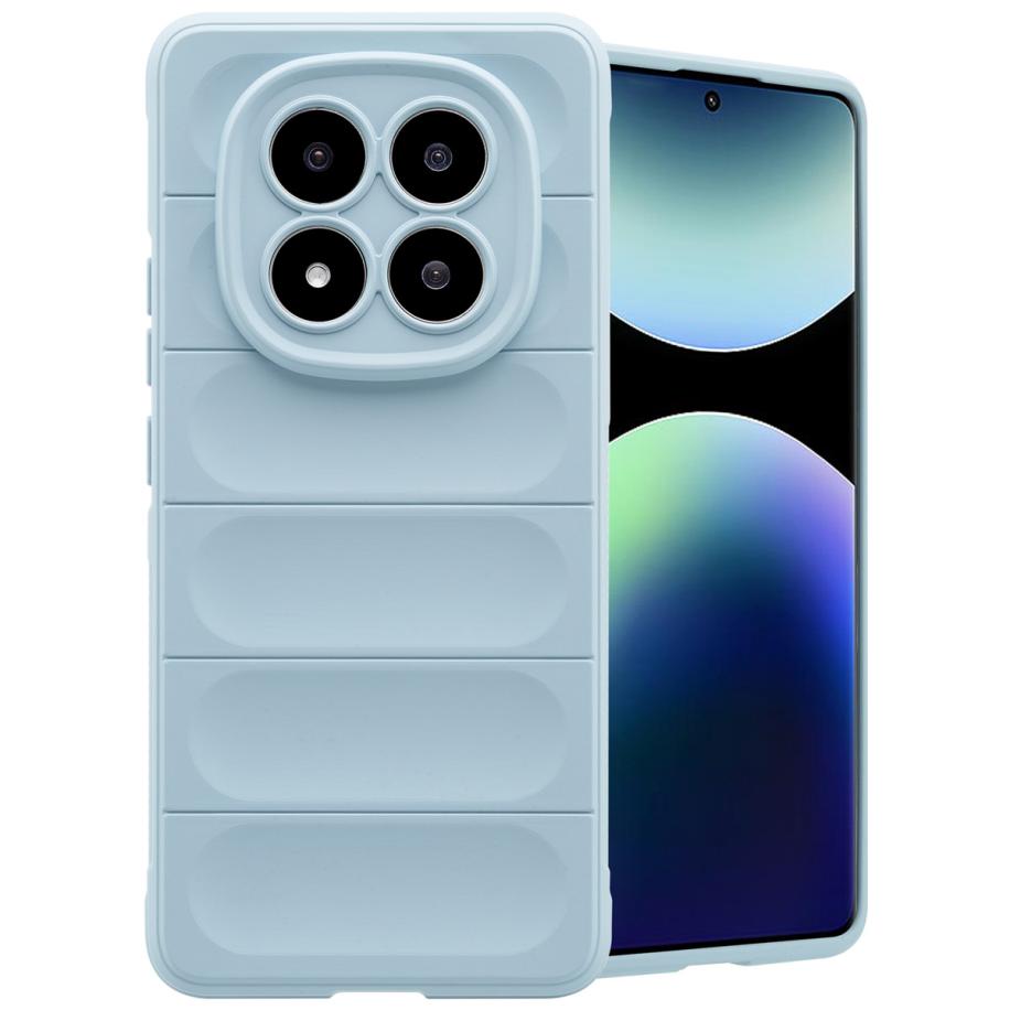 imoshion EasyGrip Backcover voor de Xiaomi Redmi Note 14 Pro Plus (5G) - Lichtblauw Blauw