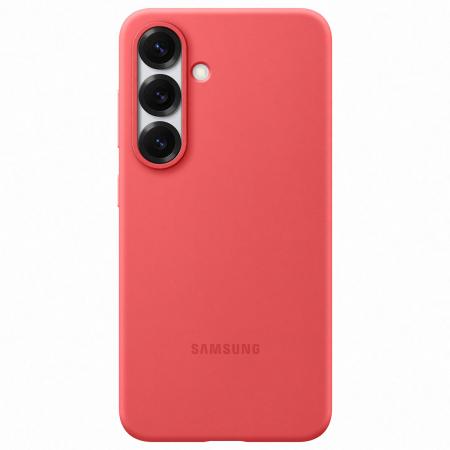 Originele Silicone Backcover voor de Samsung Galaxy S25 - Rood