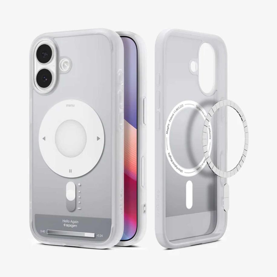 Spigen Ultra Hybrid Backcover MagSafe voor de Apple iPhone 17 - Classic Silver Zilver