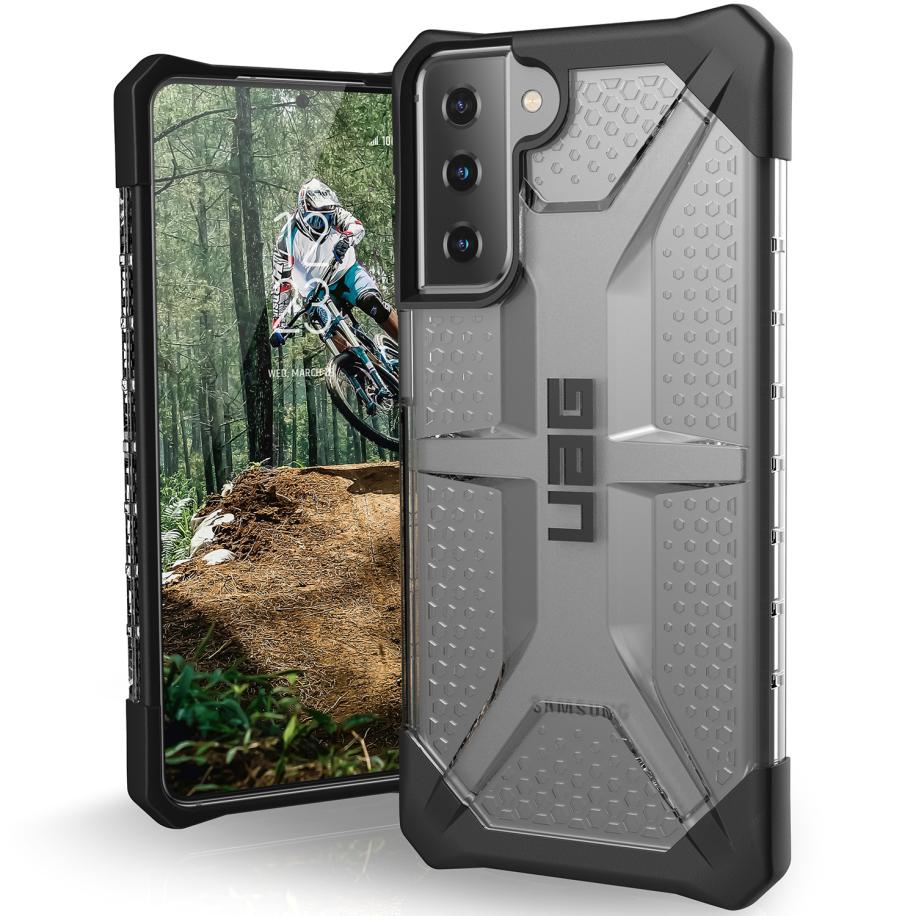 UAG Plasma Backcover voor de Samsung Galaxy S21 Plus - Ice Clear Grijs
