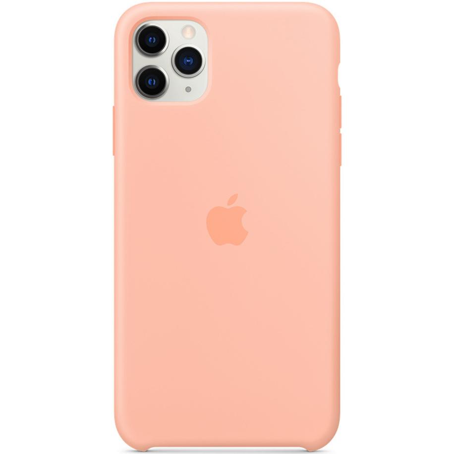 Silicone Backcover voor de Apple iPhone 11 Pro Max - Grapefruit Roze