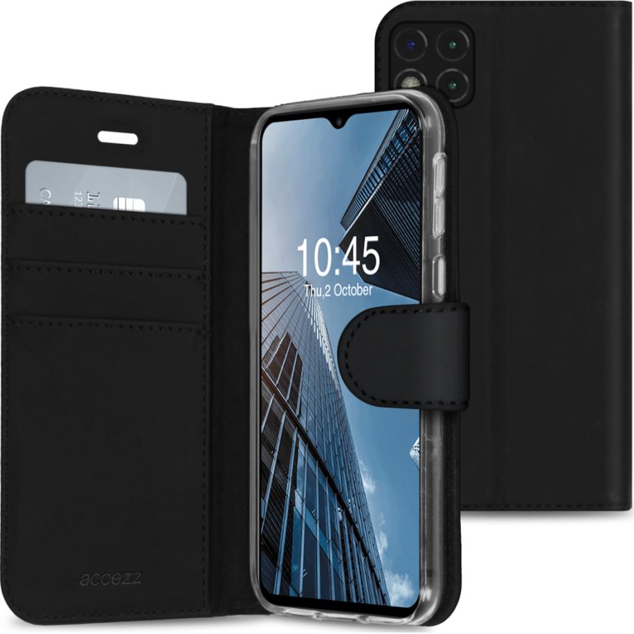 Accezz Wallet Softcase Bookcase voor de Xiaomi Redmi 9C - Zwart Zwart