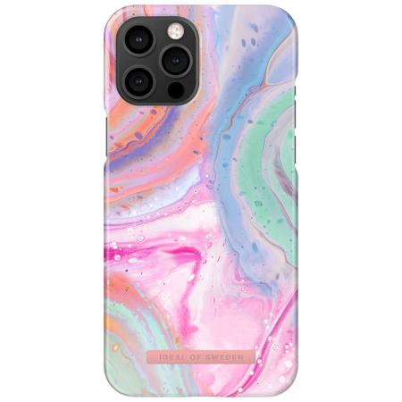 iDeal of Sweden Fashion Backcover voor de Apple iPhone 12 (Pro) - Pastel Marble