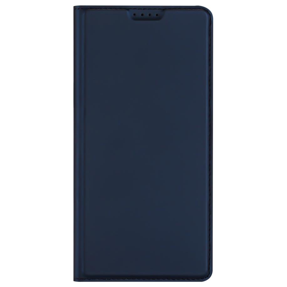 Dux Ducis Slim Softcase Bookcase voor de Xiaomi Redmi Note 14 Pro (5G) - Donkerblauw Blauw