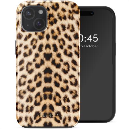 Selencia Vivid Backcover met MagSafe voor de Apple iPhone 15 - Wild Leo