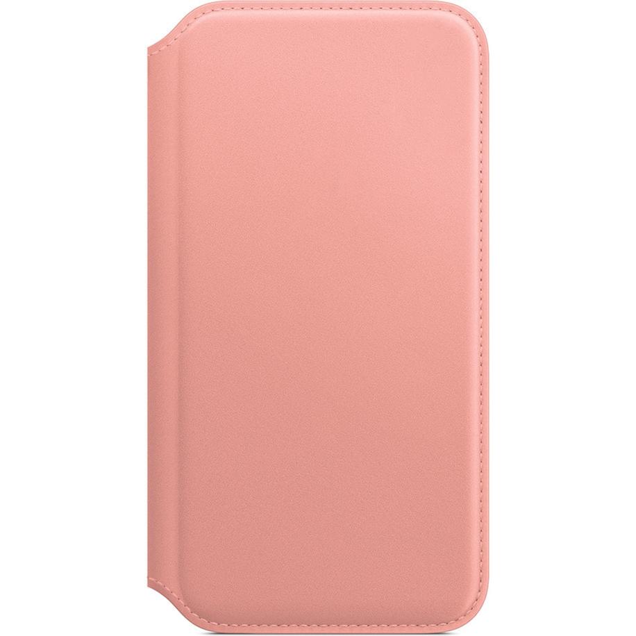 Leather Folio Bookcase voor Apple iPhone X / Xs - Soft Pink Roze