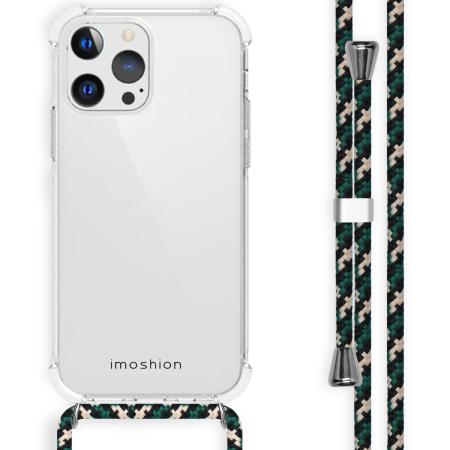 imoshion Backcover met koord voor de Apple iPhone 13 Pro - Green Multi Color
