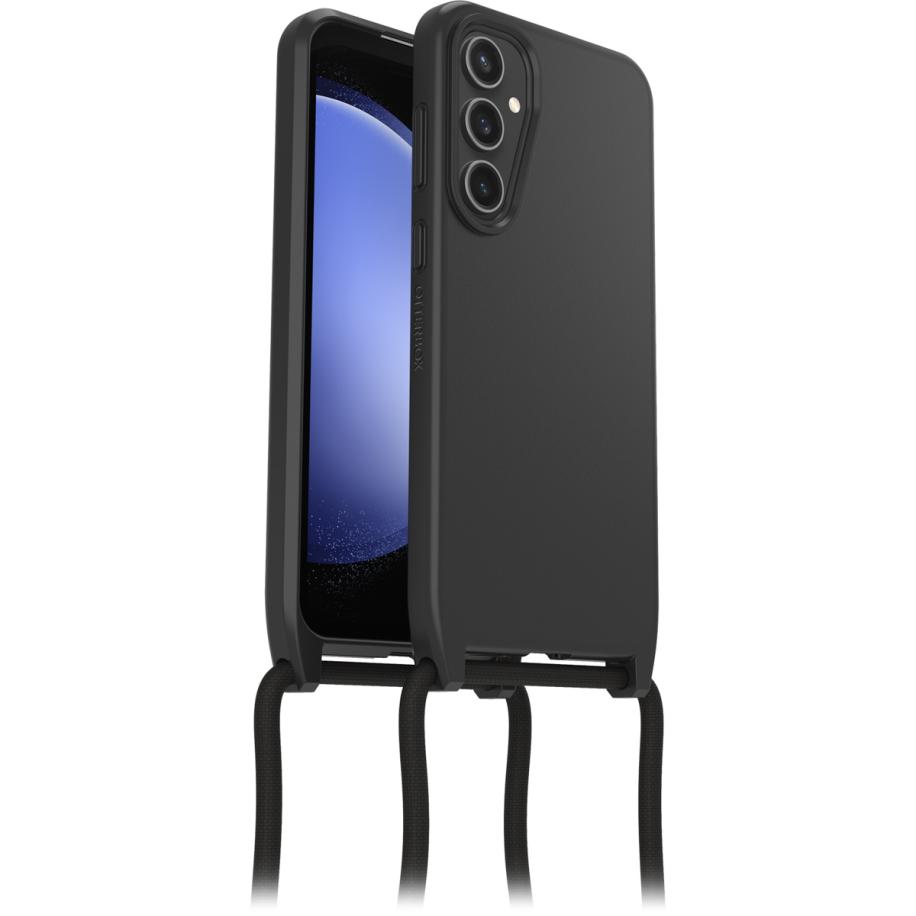 OtterBox React Necklace Backcover voor de Samsung Galaxy S23 FE - Black Zwart