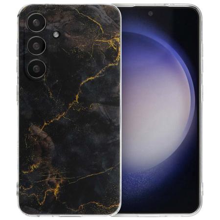 imoshion Design hoesje voor de Samsung Galaxy S24 - Black Marble