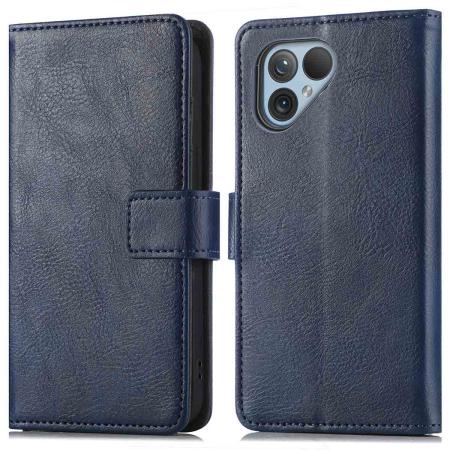 imoshion Luxe Bookcase voor de Fairphone 5 - Donkerblauw