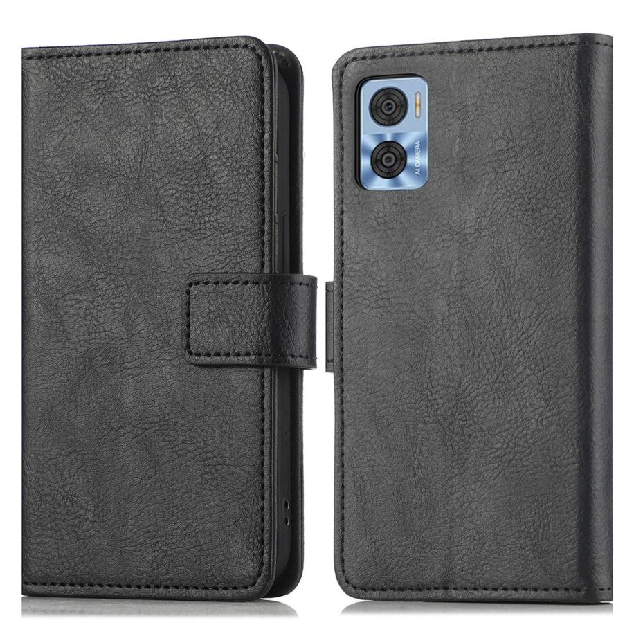 imoshion Luxe Bookcase voor de Motorola Moto E22 - Zwart Zwart