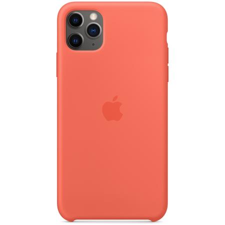 Silicone Backcover voor de Apple iPhone 11 Pro Max - Clementine Orange
