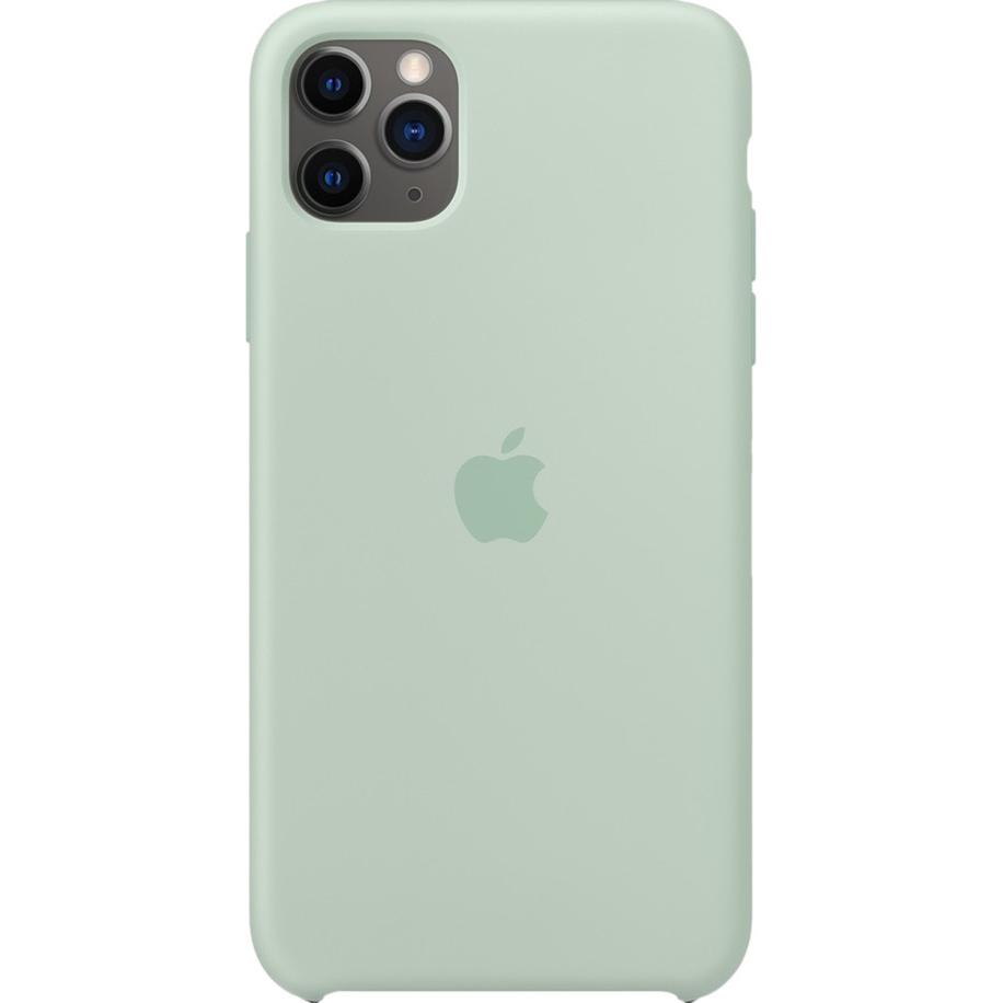 Silicone Backcover voor de Apple iPhone 11 Pro Max - Beryl Groen