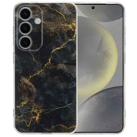 imoshion Design hoesje voor de Samsung Galaxy S25 - Black Marble