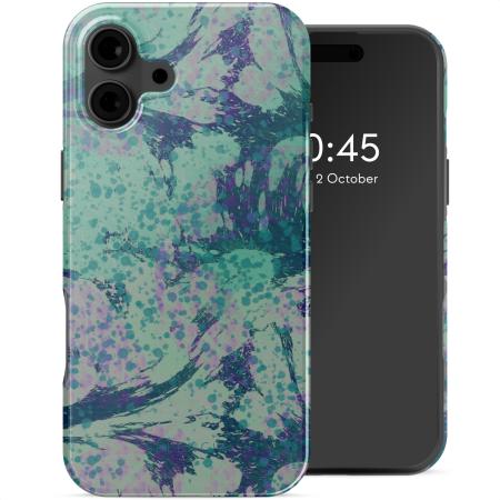 Selencia Vivid Backcover met MagSafe voor de Apple iPhone 16 - Fresh Paint Green