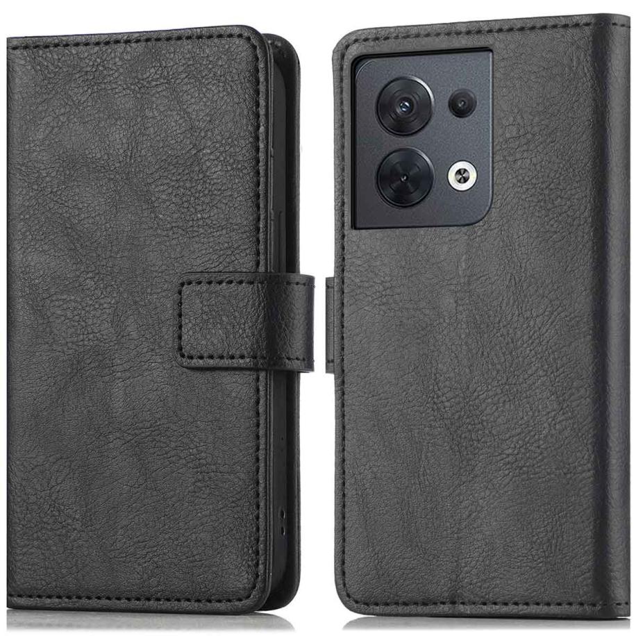 imoshion Luxe Bookcase voor de Oppo Reno 8 5G - Zwart Zwart