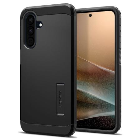 Spigen Tough Armor Backcover voor de Samsung Galaxy A36 - Zwart