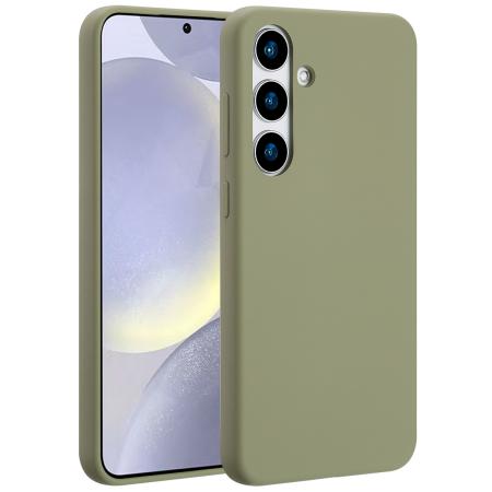 Accezz Liquid Silicone Backcover met MagSafe voor de Samsung Galaxy S24 Plus - Cooper Green