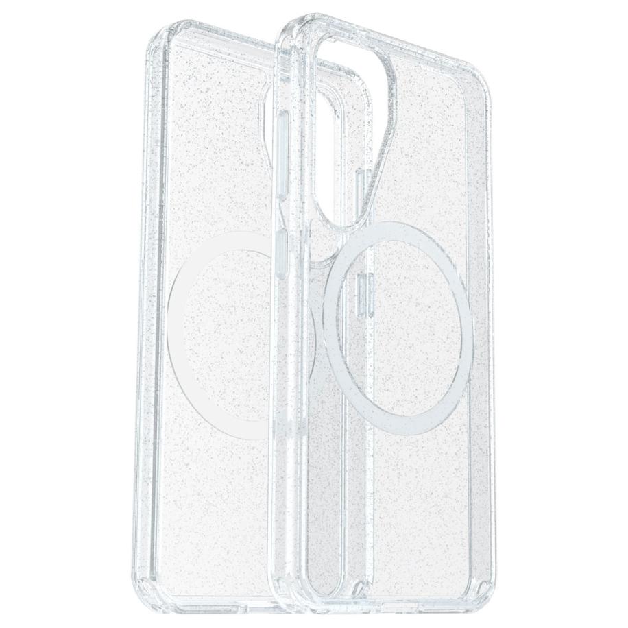 OtterBox Symmetry Clear Backcover MagSafe voor de Samsung Galaxy S25 - Stardust Transparant