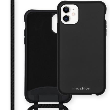 imoshion Color Backcover met afneembaar koord voor de Apple iPhone 11 - Zwart