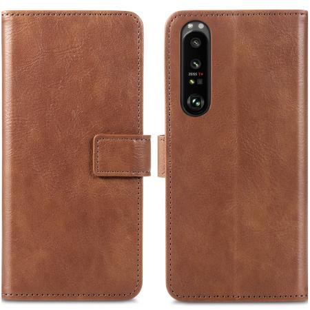 imoshion Luxe Bookcase voor de Sony Xperia 1 III - Bruin