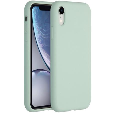 Accezz Liquid Silicone Backcover voor de Apple iPhone Xr - Sky Blue