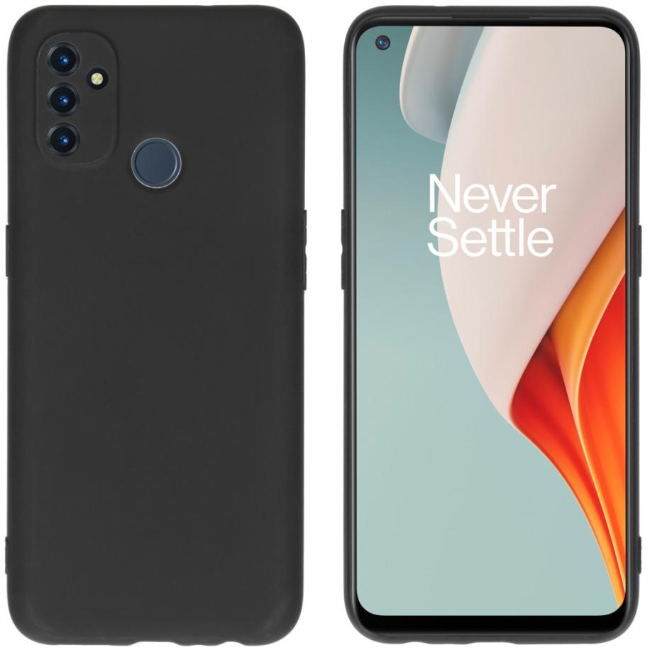 imoshion Color Backcover voor de OnePlus Nord N100 - Zwart Zwart