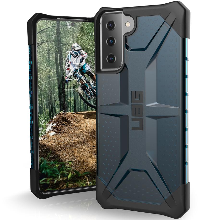 UAG Plasma Backcover voor de Samsung Galaxy S21 Plus - Blauw Blauw