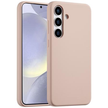 Accezz Liquid Silicone Backcover voor de Samsung Galaxy S25 Plus - Roze