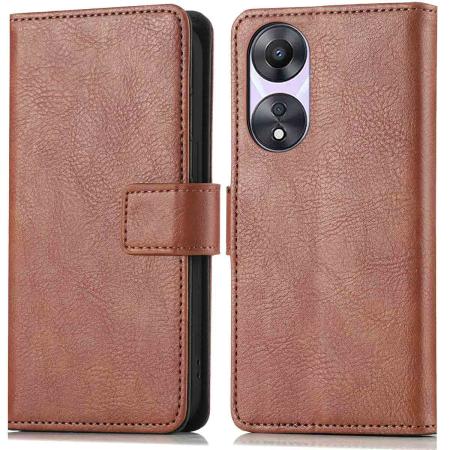 imoshion Luxe Bookcase voor de Oppo A58 - Bruin