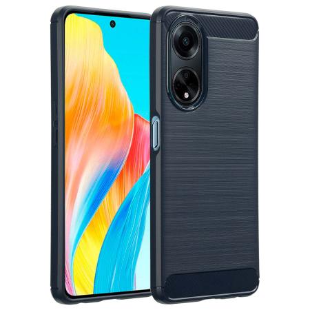imoshion Brushed Backcover voor de Oppo A98 - Donkerblauw