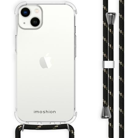 imoshion Backcover met koord voor de iPhone 14 Plus - Zwart & Goud