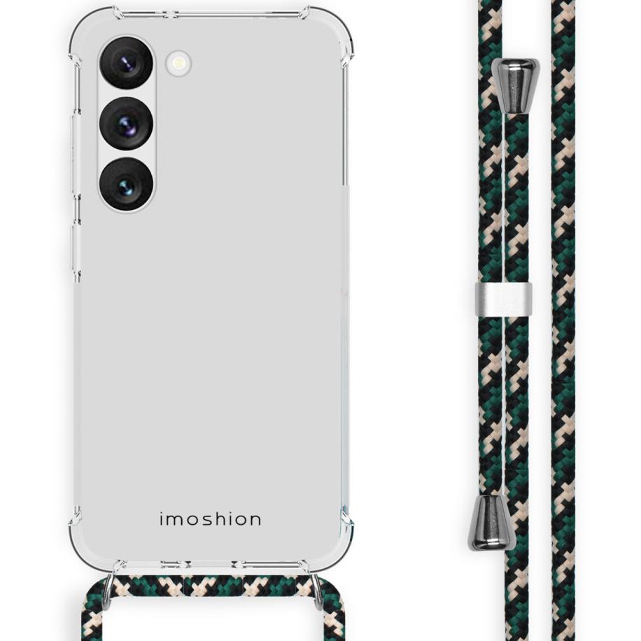 imoshion Backcover met koord voor de Samsung Galaxy S23 - Green Multi Color Transparant