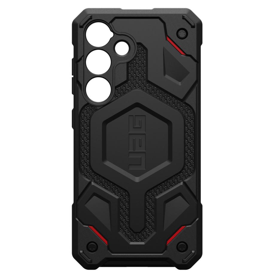 UAG Monarch Pro Backcover voor de Samsung Galaxy S24 - Kevlar Black Zwart