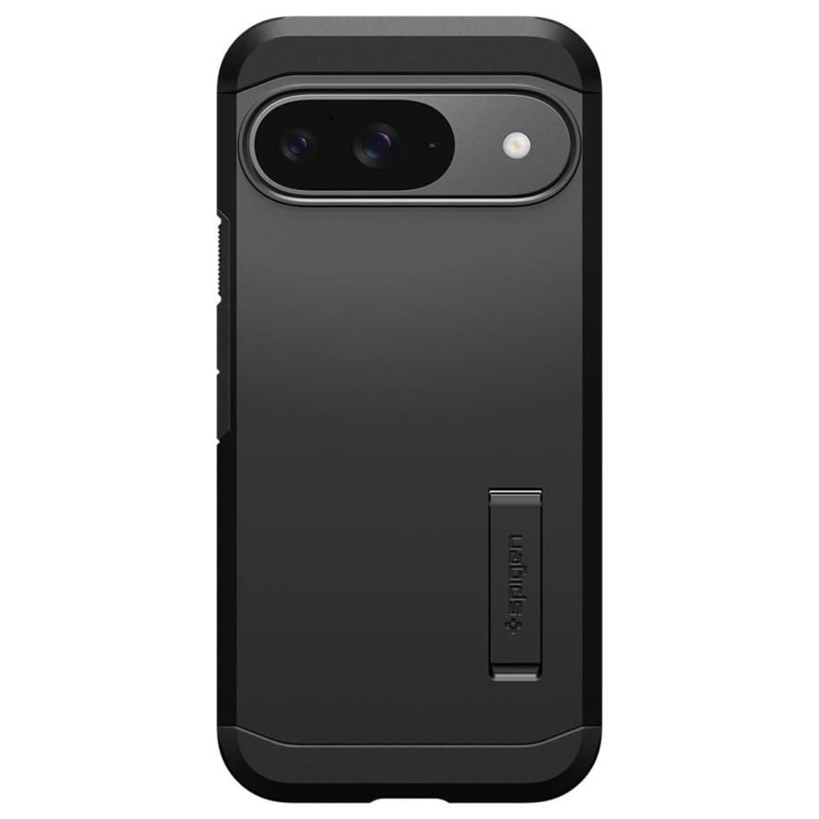 Spigen Tough Armor Backcover voor de Google Pixel 9 / 9 Pro - Zwart Zwart