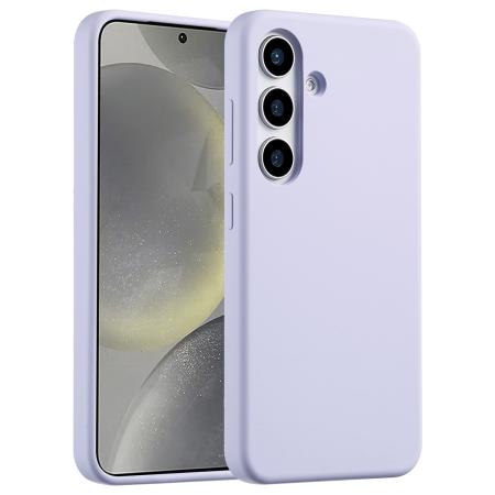 Accezz Liquid Silicone Backcover voor de Samsung Galaxy S25 - Paars