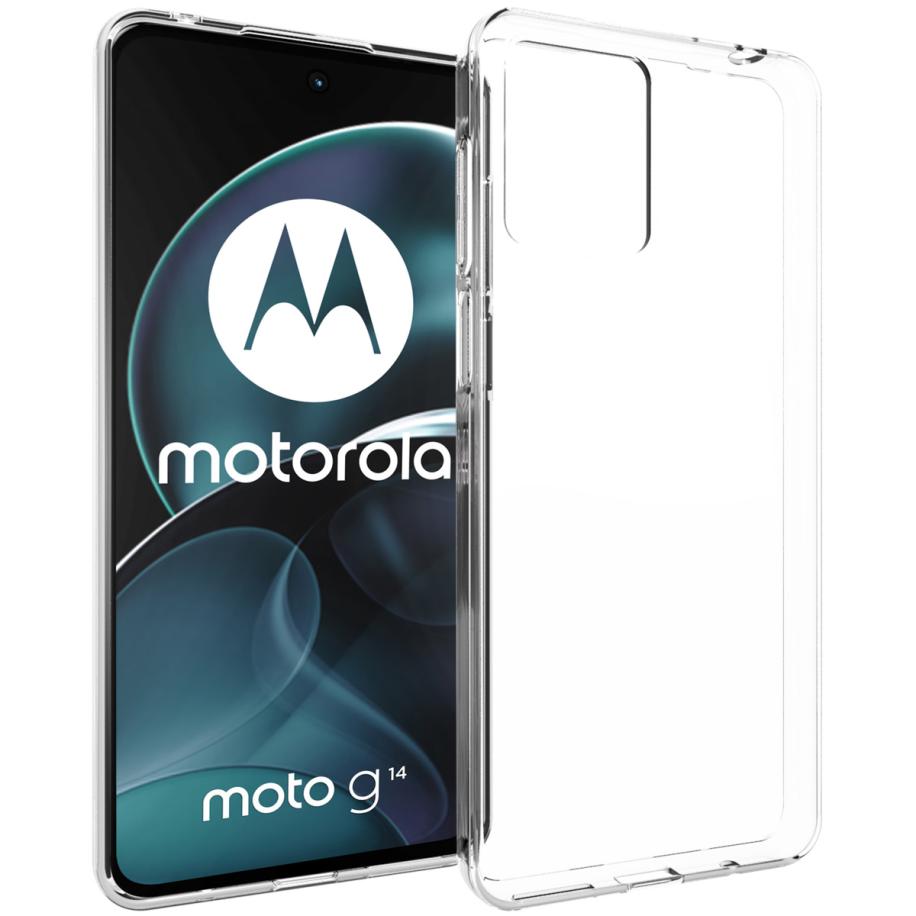 Accezz Clear Backcover voor de Motorola Moto G14 - Transparant Transparant