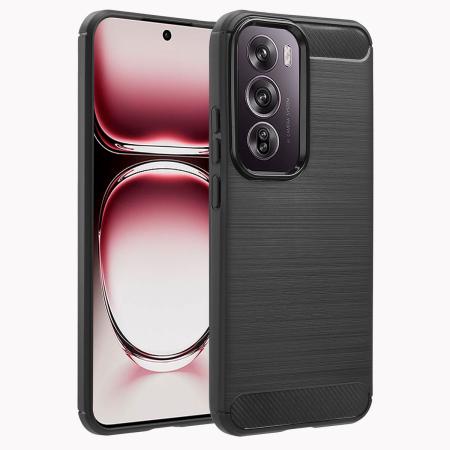 imoshion Brushed Backcover voor de Oppo Reno 12 Pro - Zwart