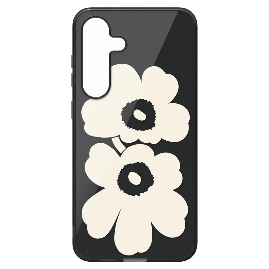 Hybrid Case voor de Samsung Galaxy S25 Plus - Uniko Marimekko / Cream Bruin