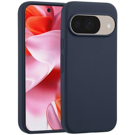 Accezz Liquid Silicone Backcover voor de Google Pixel 10 / 10 Pro - Donkerblauw