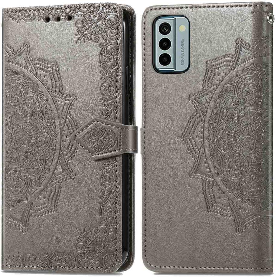 imoshion Mandala Bookcase voor de Nokia G22 - Grijs Grijs