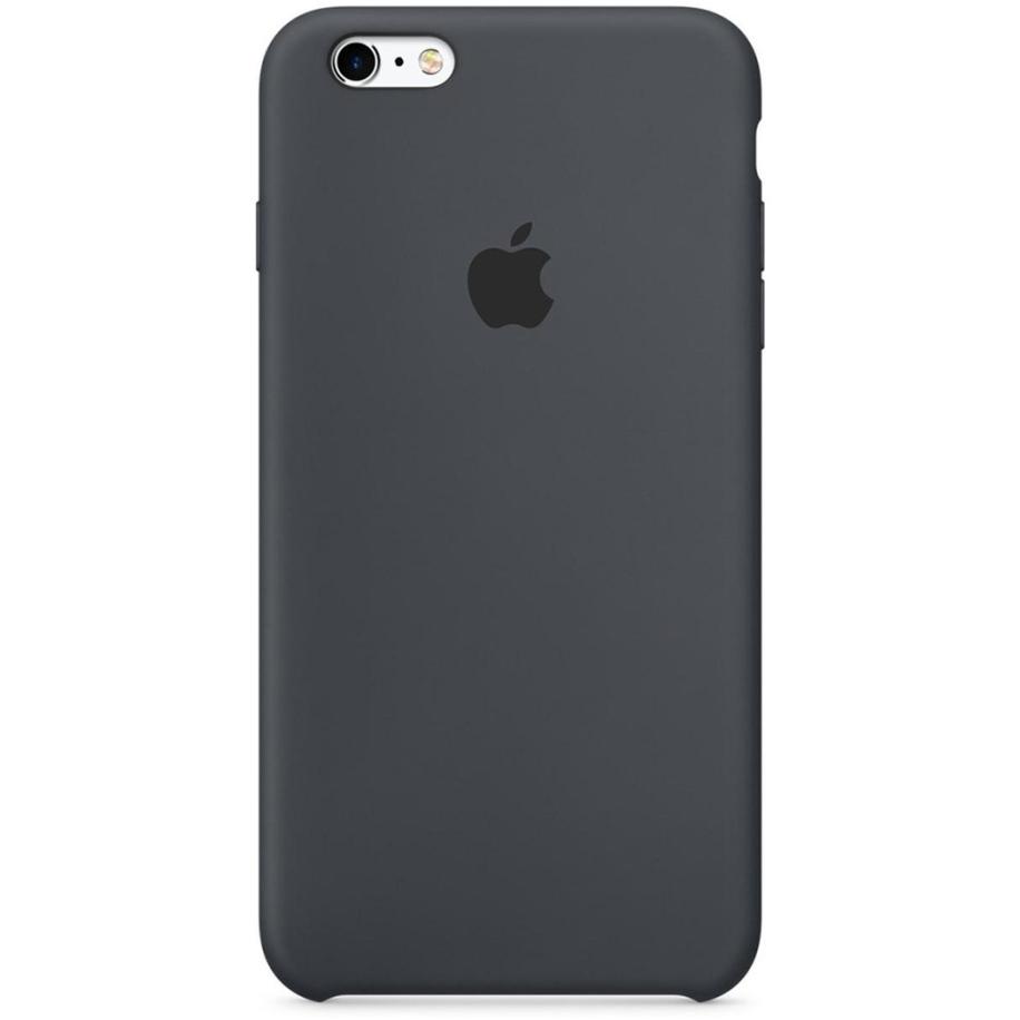 Silicone Backcover voor Apple iPhone 6 / 6s - Charcoal Grey Zwart
