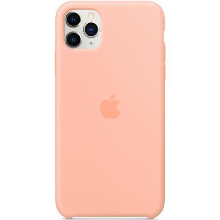 Silicone Backcover voor de Apple iPhone 11 Pro Max - Grapefruit