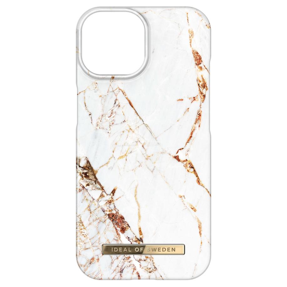 iDeal of Sweden Fashion Backcover voor de Apple iPhone 15 - Carrara Gold Multicolor