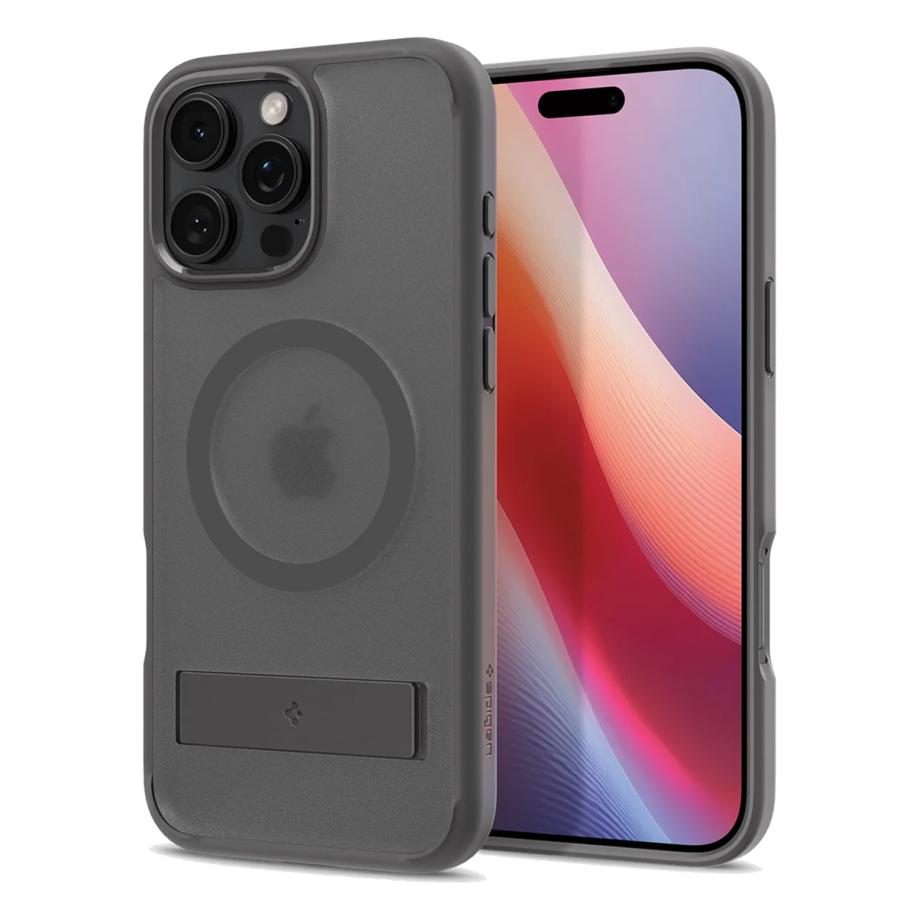 Spigen Ultra Hybrid S MagSafe voor de Apple iPhone 16 Pro Max - Frost Gray Grijs