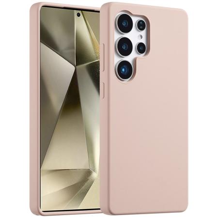 Accezz Liquid Silicone Backcover voor de Samsung Galaxy S25 Ultra - Roze