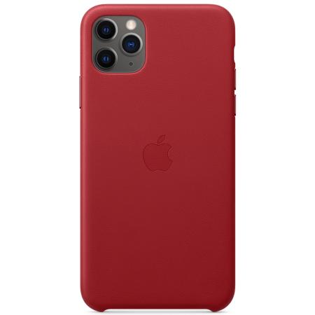 Leather Backcover voor de Apple iPhone 11 Pro Max - Red
