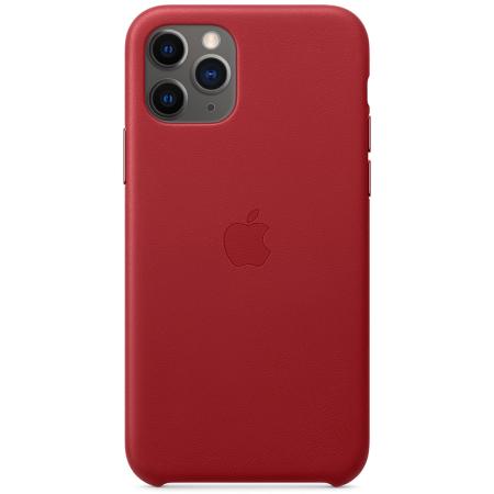 Leather Backcover voor de Apple iPhone 11 Pro - Red