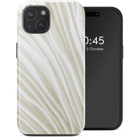 Selencia Vivid Backcover met MagSafe voor de Apple iPhone 15 - Nature Light Brown