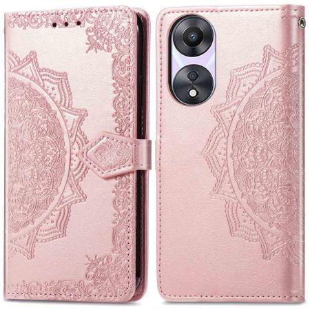 imoshion Mandala Bookcase voor de Oppo A78 (4G) - Rosé Goud